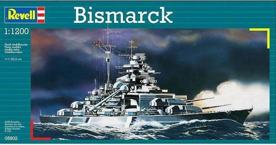 Revell Bismarck Modeling Figure Ship 31 Pieces in Scale 1:1200