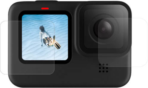 Telesin Ultra-Clear Glass Lens & LCD Screen Protector Screen Protector for GoPro Hero9 / Hero10 Hero 9 / Hero 10 / Hero 11