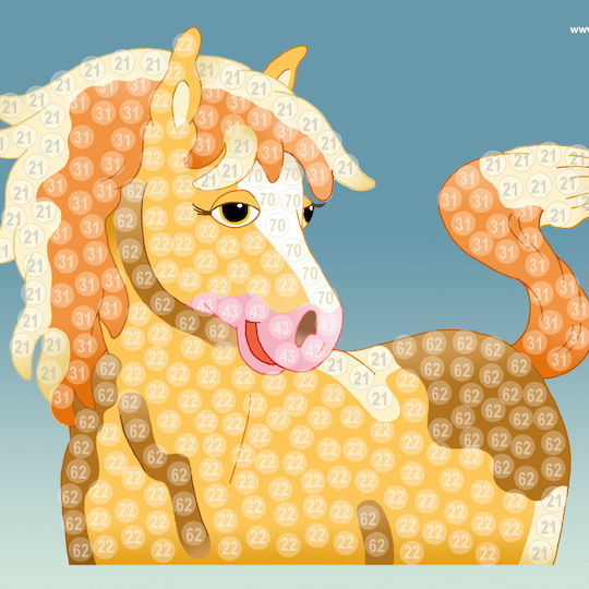Playmais Children's Craft Mosaic Trendy Horse for Children 8+ years old Years