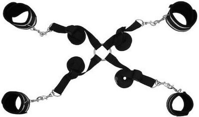 Lovetoy Struggle My Bed Restraints Black Black LV1536