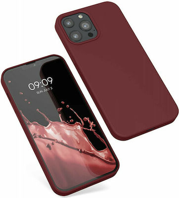 KWmobile Rubberized Coperta din spate Silicon Rhubarb Red (iPhone 13 Pro Max) 55975.209