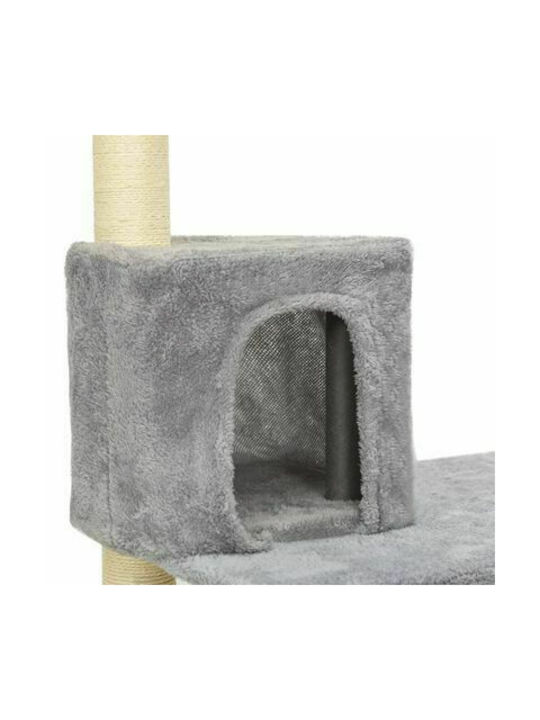 vidaXL Scratching Post Cat Trees Gray 66x41x119cm