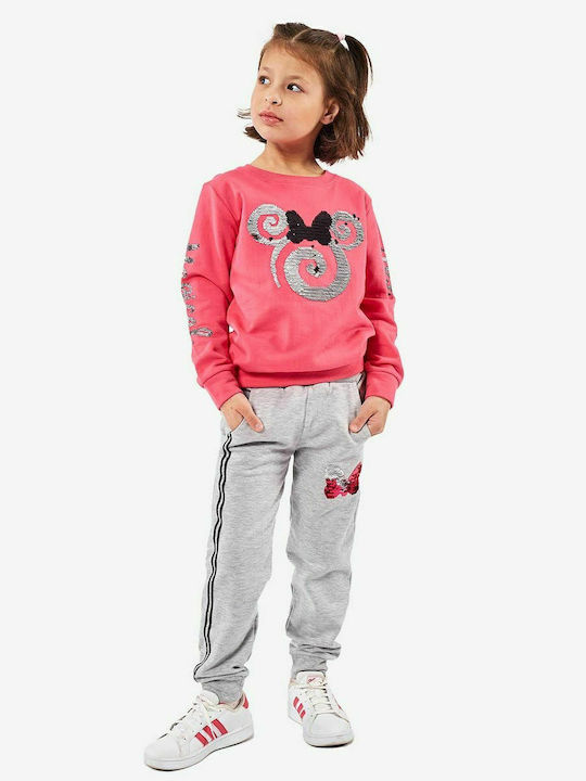 Kinder Sweatpants Set - Jogginganzug Rosa 2Stück