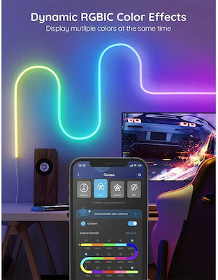 Govee Wasserdicht Neon Flex LED Streifen Versorgung 24V RGB Länge 3m