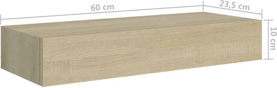 Regal Wand Oak 2pcs 60x23.5x10cm