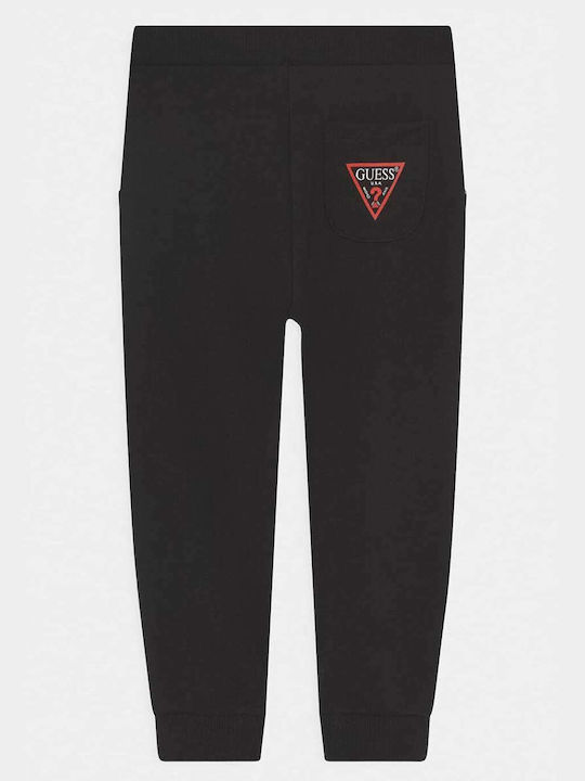 Aktives Kinder Trainingsanzug Jogginghose Schwarz