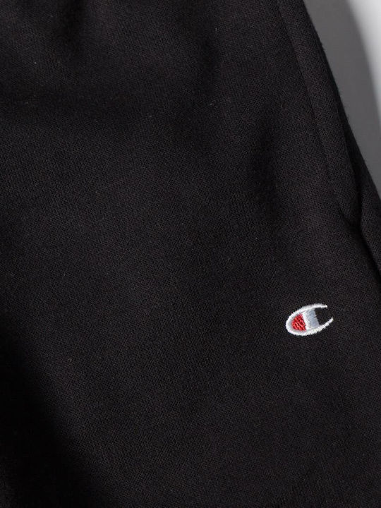 Kids Sweatpants Black Rib Cuff