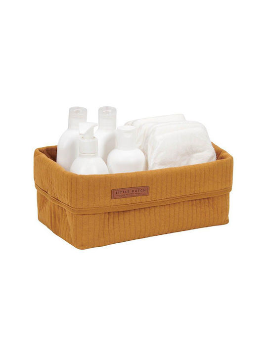 Little Dutch Nursery Storage Basket Pure Rectangle Orange 1pcs