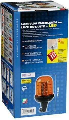 Lampa Auto-Leuchtturm LED 12 / 24V 13.5cm mit Orange Beleuchtung