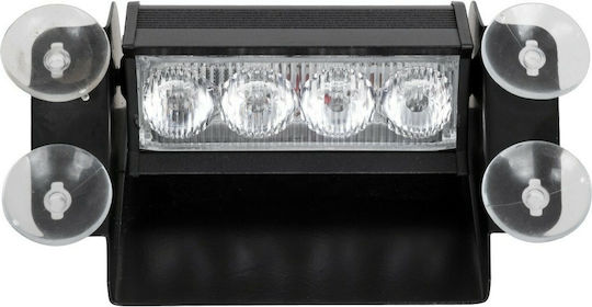 GloboStar Car LED 10 - 30V Waterproof 14.8cm Warning Bar with Orange Lighting
