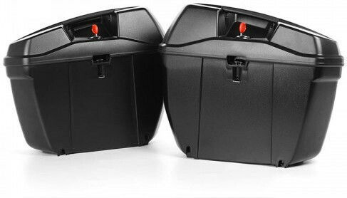 Givi Monokey Motorcycle Hard Side Case Set 22lt in Black Colour