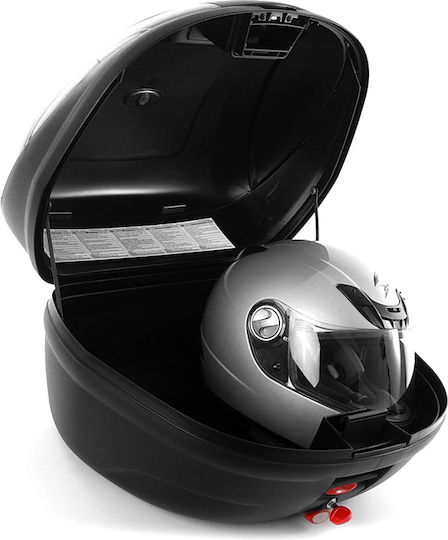 Givi E470 Simply III Monolock Μπαγκαζιέρα Μοτοσυκλέτας 47lt Μαύρη