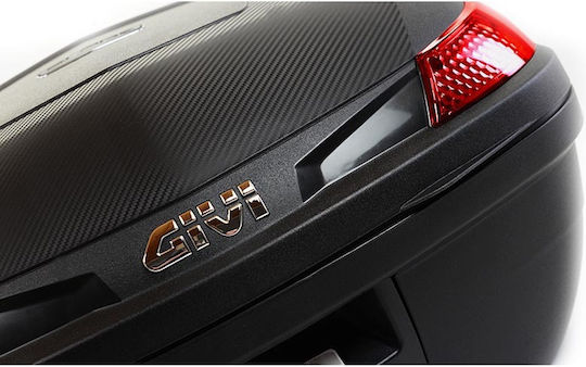 Givi B47N Blade Monolock Мотоциклетен Куфар с Червени Отразители 47л Черен