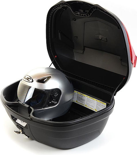 Givi B47N Blade Monolock Мотоциклетен Куфар с Червени Отразители 47л Черен