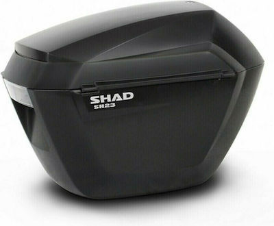 Shad SH23 Motorcycle Hard Side Case Set 23lt in Black Colour