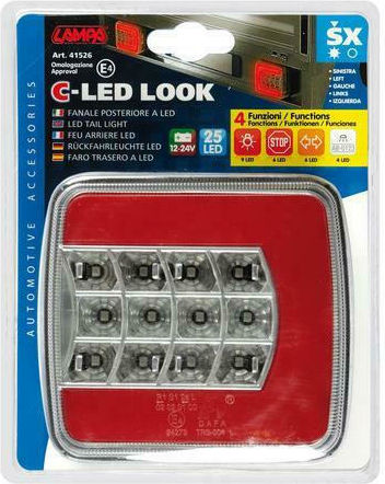 Lampa LED Car Towing & Trailer Light C-Led with Screws 12 / 24V 1pc