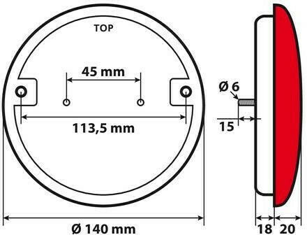 Lampa Trailer Lights Set LED 12 / 24V 1Stück