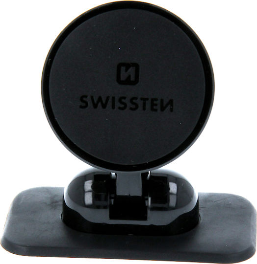 Swissten S-GRIP DASHBOARD DM6 Suport Auto pentru Telefon cu magnet Neagră