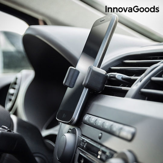 InnovaGoods Suport Auto pentru Telefon cu cârlige reglabile Neagră