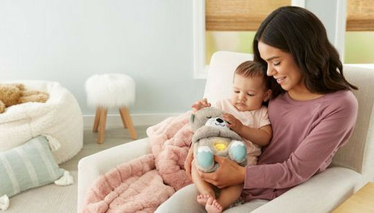 Fisher Price Sleep Toy Otter with Breathing Movement made of Fabric with Music for 0++ Months