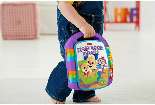 Fisher Price Activity Book Laugh & Learn Educational Book with Music, Light, and Sounds for 6++ Months