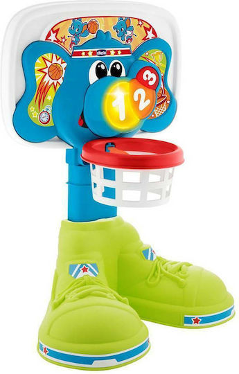 Chicco Baby Toy Happy Basketball Hoop with Music for 12++ Months