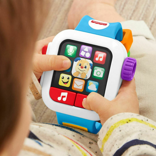 Fisher Price Βρεφικό Παιχνίδι Laugh & Learn Εκπαιδευτικό Smartwatch με Ήχους για 6+ Μηνών