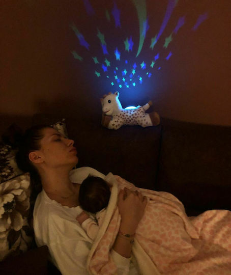 Sophie La Girafe Sleep Toy Velvet made of Fabric with White Noise and Music for 0++ Months