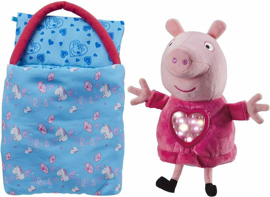 Giochi Preziosi Παιχνίδι Ύπνου Peppa Pig Sleep Over από Ύφασμα με Φως για Νεογέννητα