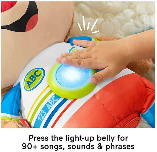 Fisher Price Animal Laugh & Learn Puppy made of Fabric with Music for 18++ Months