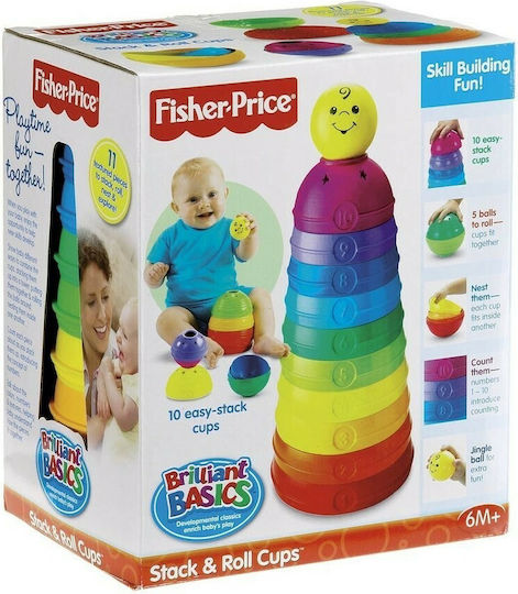 Fisher Price Stapelspielzeug Bau-Becher für 6++ Monate