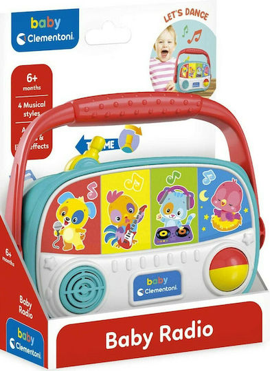 Baby Clementoni Musical Instrument My First Radio with Music for 10++ Months