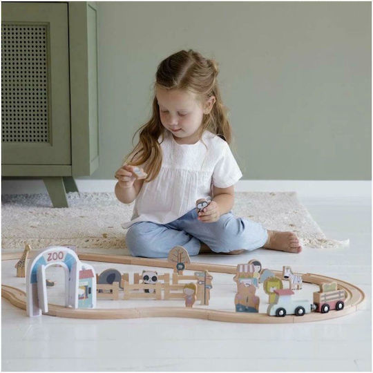 Little Dutch Vehicle Expansion for Train Set & Zoo made of Wood for 36++ Months