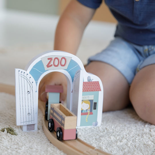 Little Dutch Vehicle Expansion for Train Set & Zoo made of Wood for 36++ Months