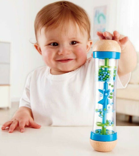 Hape Musical Instrument Early Melodies Beaded Raindrops made of Wood with Sounds for 0++ Months