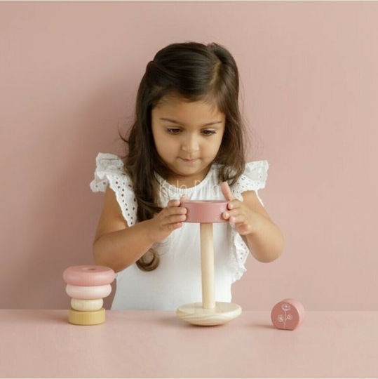 Little Dutch Stacking Toy Rocking Ring Stacker Adventure made of Wood for 12++ Months