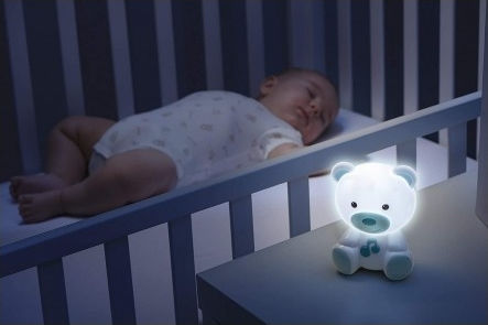 Chicco Sleep Toy Night Teddy Bear with Music and Light for 0++ Months