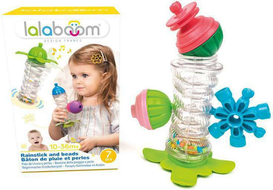 Lalaboom Βρεφικό Παιχνίδι Rainstick & Beads Set με Ήχους για 10+ Μηνών