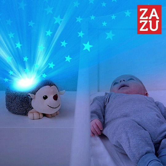 Zazu Sleep Toy Harry Star Projection made of Fabric with White Noise, Music, Light, and Cry Sensor for 0++ Months
