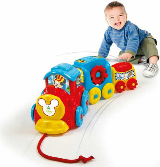 Baby Clementoni Pull-Along Toy Disney Baby Mickey Pull Along for 9++ Months