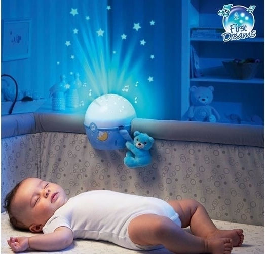 Chicco Sleep Toy Next2 Stars with Music and Light for 0++ Months Blue