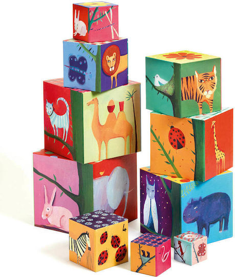 Djeco Stapelspielzeug Nature and Animals für 12++ Monate