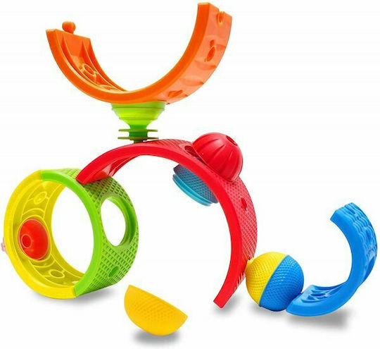 Lalaboom Stacking Toy Rainbow & Beads for 18++ Months