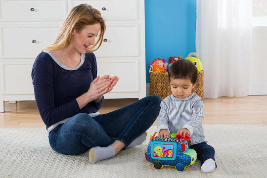Lamaze Όχημα Freddie's Activity Bus από Ύφασμα με Ήχους για 18+ Μηνών