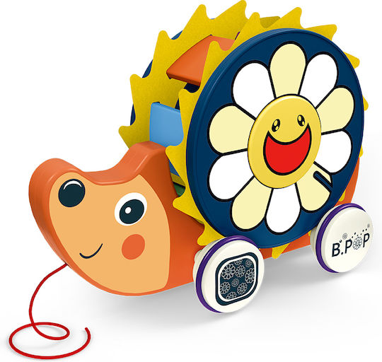 Zita Toys Pull-Along Toy Sliding Hedgehog made of Wood