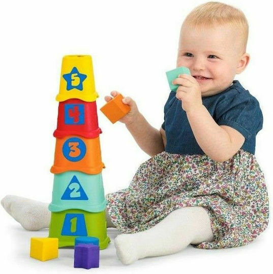 Chicco Παιχνίδι Στοίβαξης 2 In 1 Stackable Cups για 6+ Μηνών