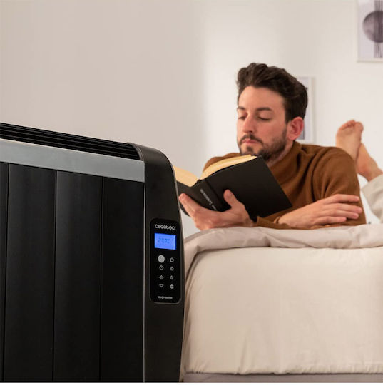 Cecotec Ready Warm 1800 Thermal 05894 Convector Heater Floor 1200W with Electronic Thermostat 92x55cm Black