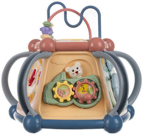 Kruzzel Cub de Activități Cub educativ 8 în 1 cu lumină pentru 36++ Luni