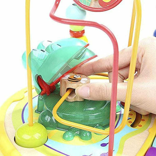 Top Bright Λαβύρινθος Frog Bead Maze από Ξύλο με Ήχους για 24+ Μηνών
