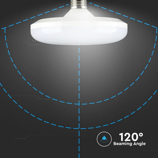 V-TAC VT-216 Λάμπα LED 15W 80mm για Ντουί E27 Φυσικό Λευκό 1200lm